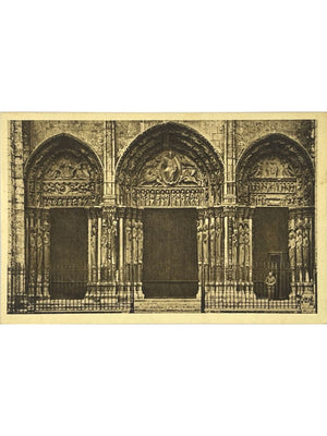 Carte postale – Chartres – Cathédrale, le Grand Portail – Éditions Yvon n°4