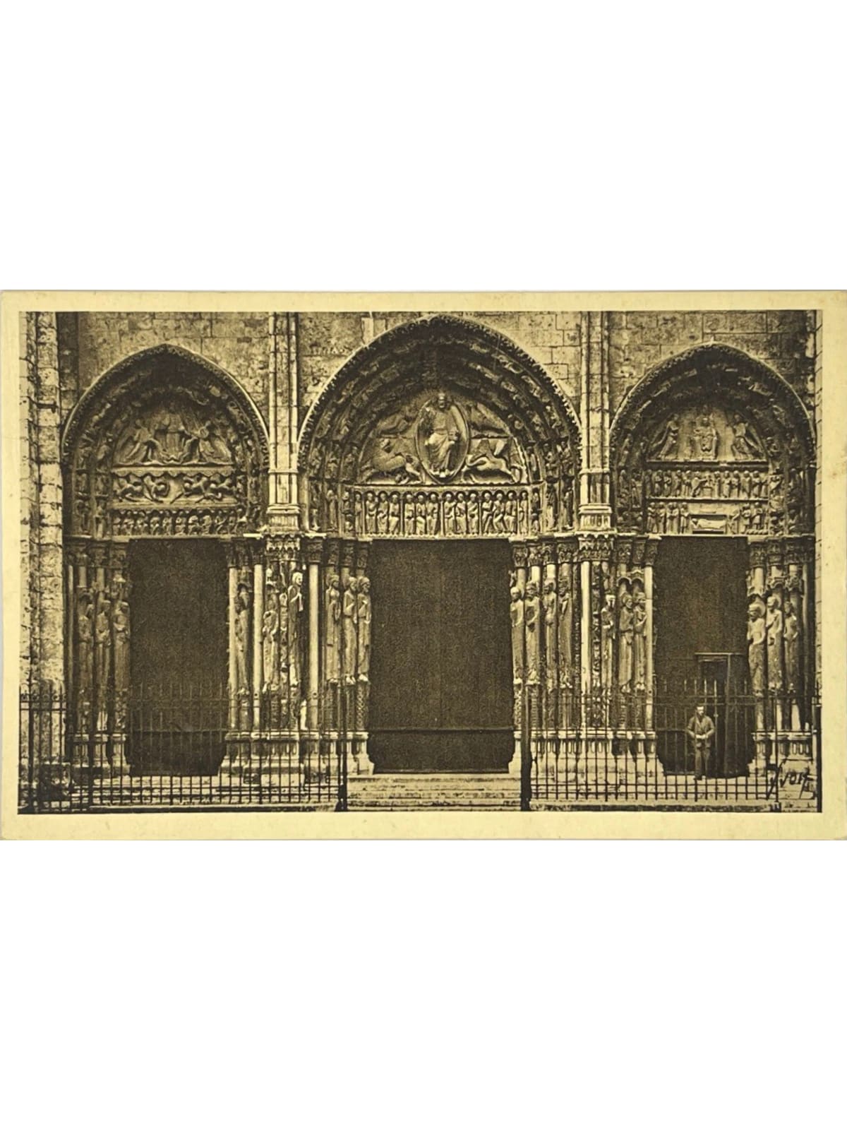 Recto de la carte postale