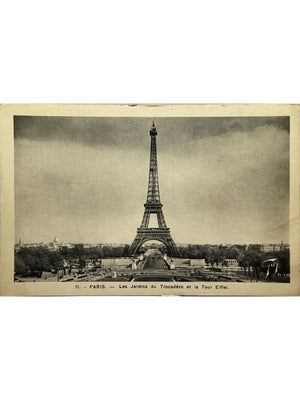 Paris – Jardins du Trocadéro et Tour Eiffel – CPA n° 11