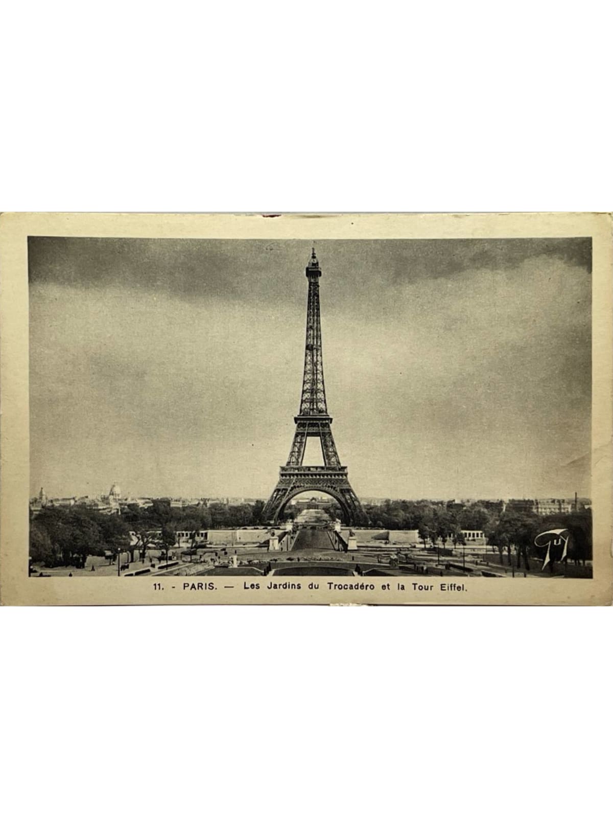 Recto de la carte postale