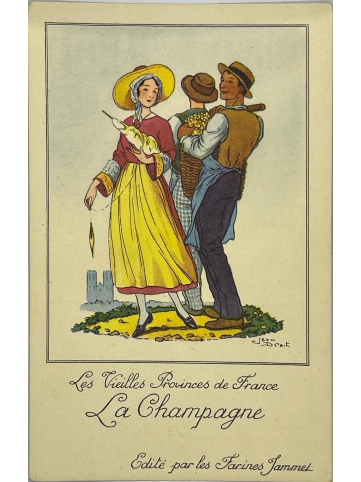 Recto de la carte postale