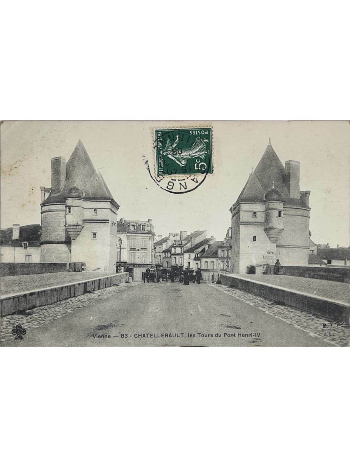 Recto de la carte postale
