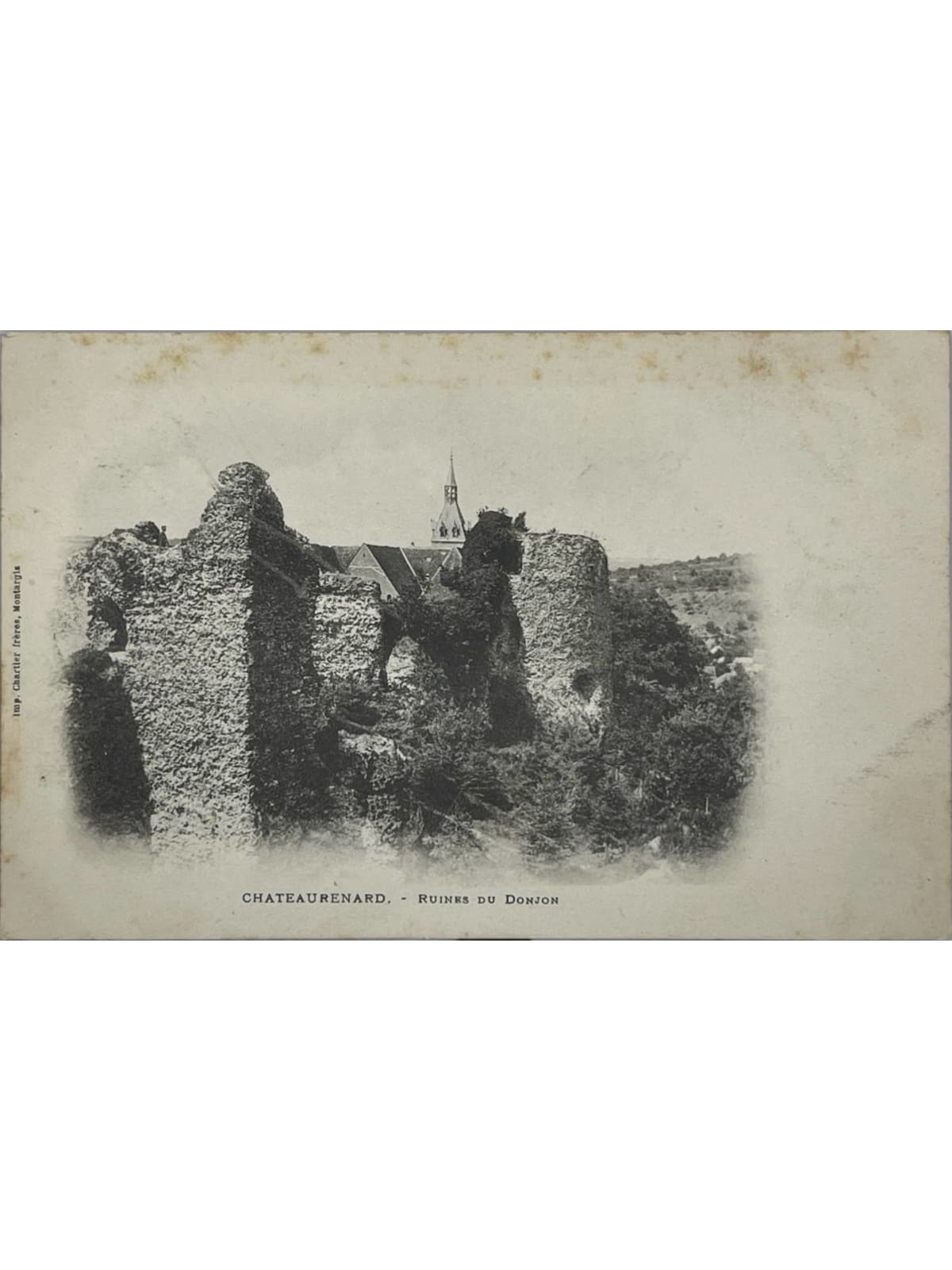 Recto de la carte postale