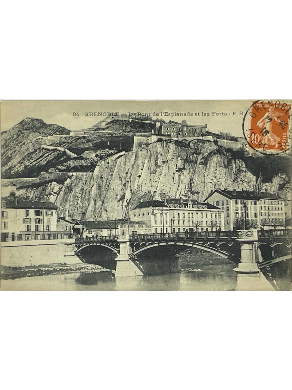 Recto de la carte postale