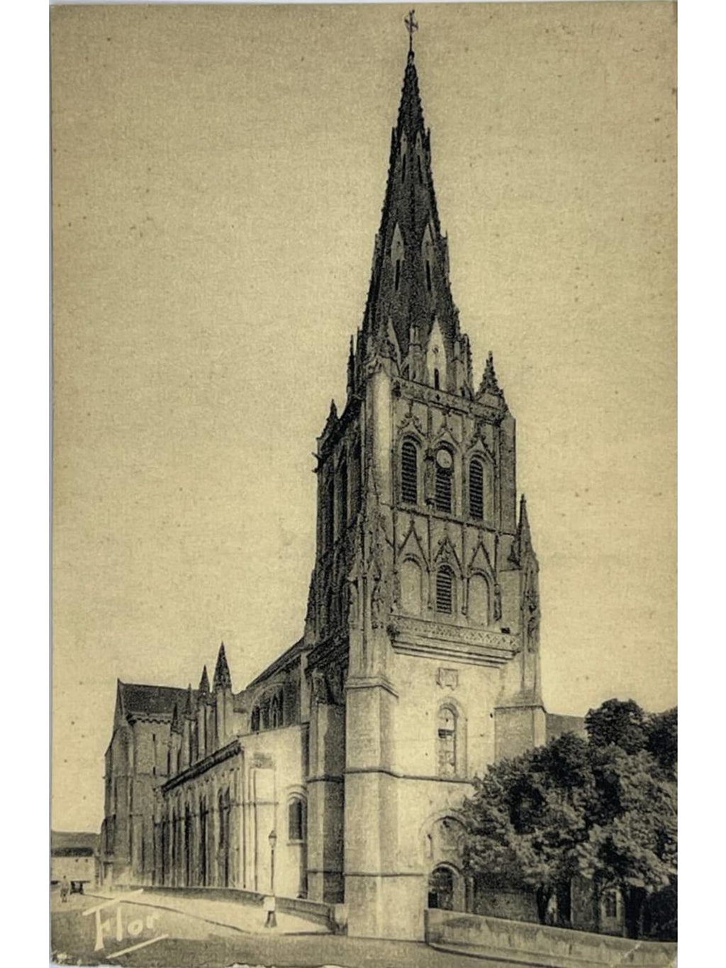 Recto de la carte postale