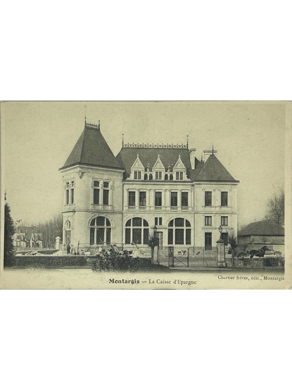 Recto de la carte postale