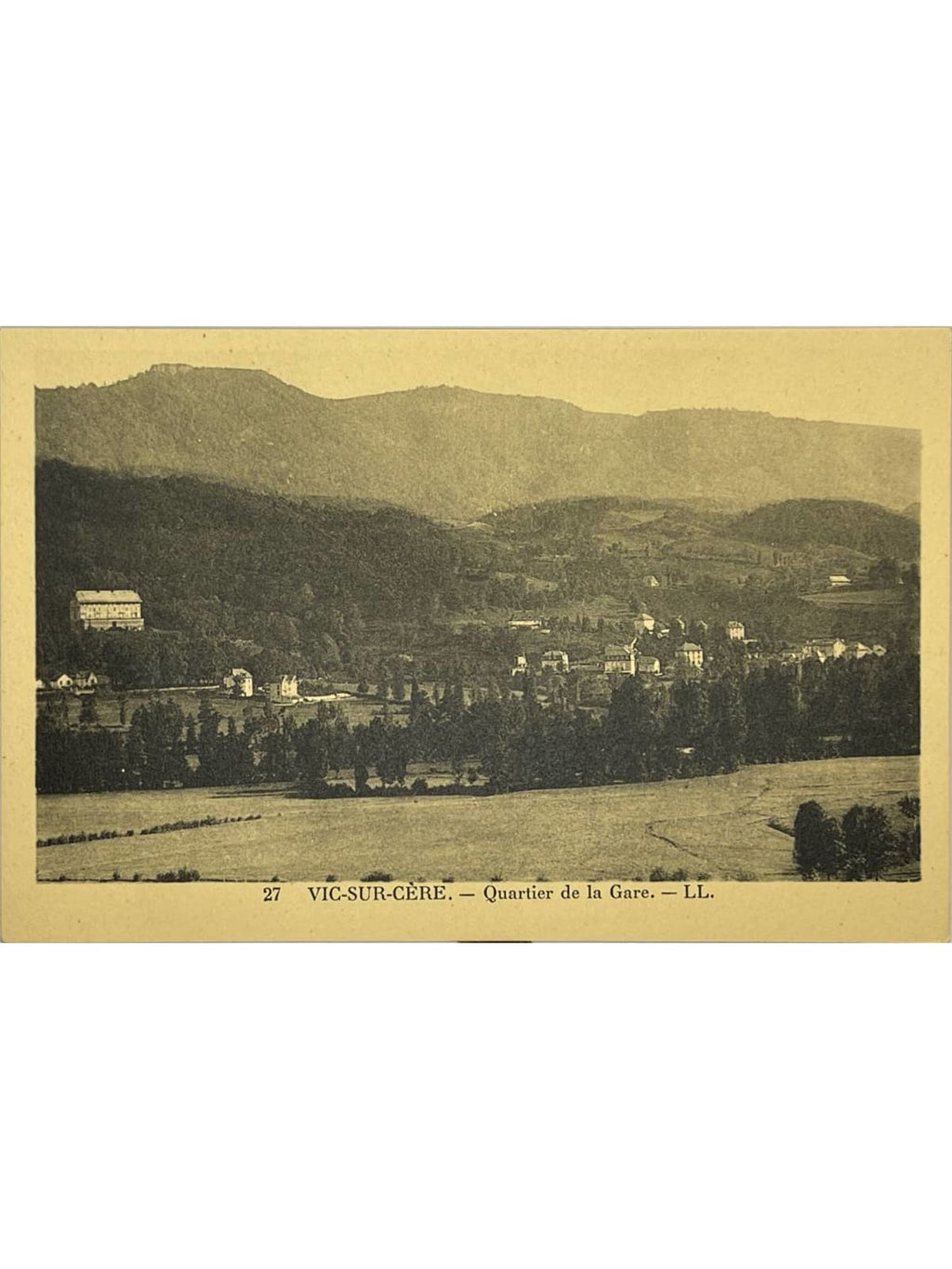 Recto de la carte postale