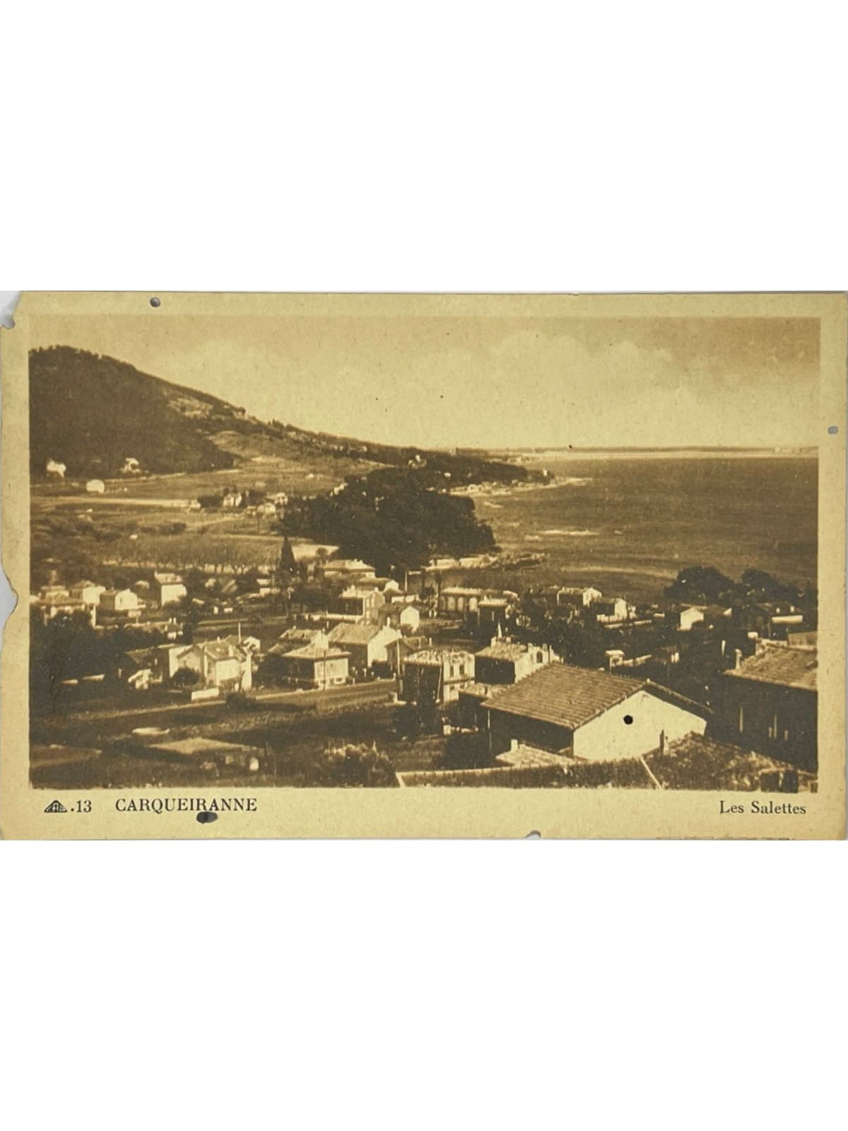 Recto de la carte postale