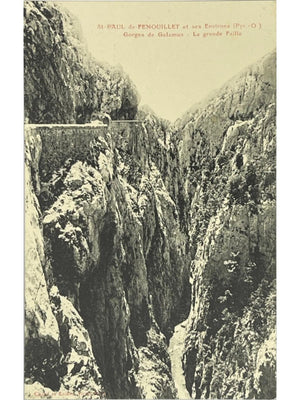 Saint-Paul-de-Fenouillet – Gorges de Galamus, la Grande Faille – CPA