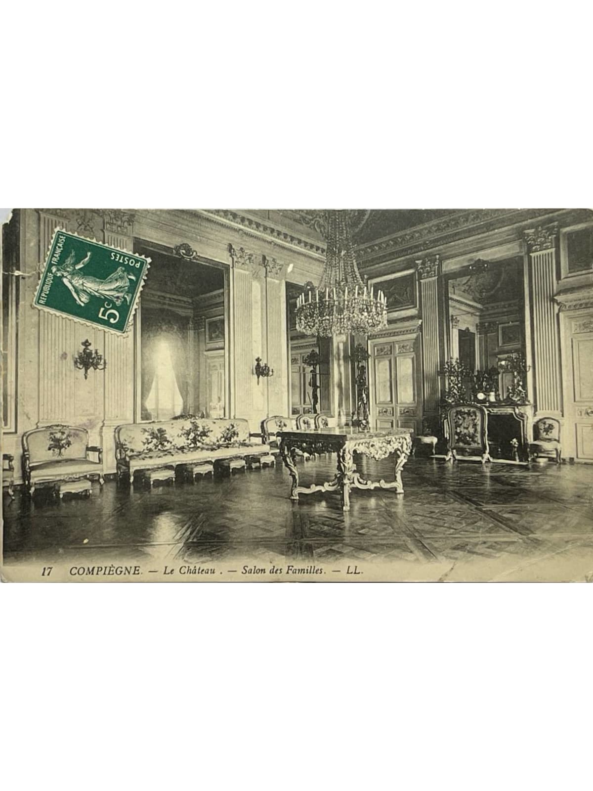 Recto de la carte postale