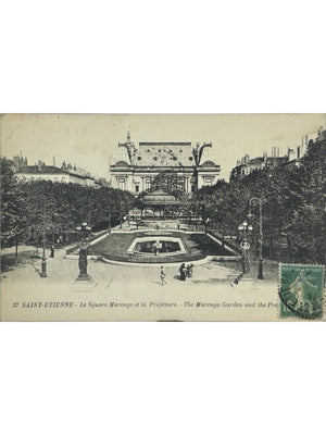 Saint-Étienne – Square Marengo et Préfecture – CPA ancienne n°37