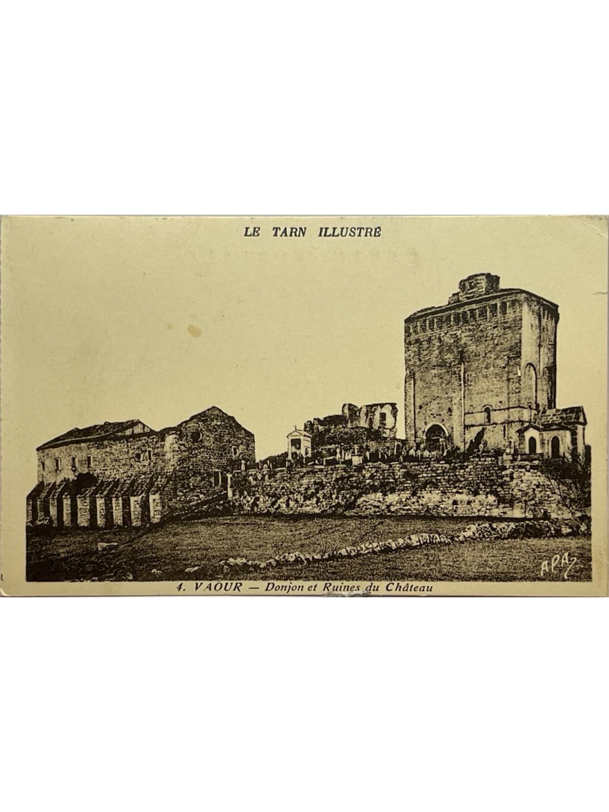 Recto de la carte postale