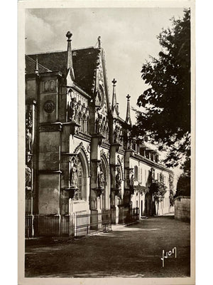 Carte postale – Saint-Pierre-de-Curtille – Abbaye d'Hautecombe, façade de l'église – Yvon n° 2413
