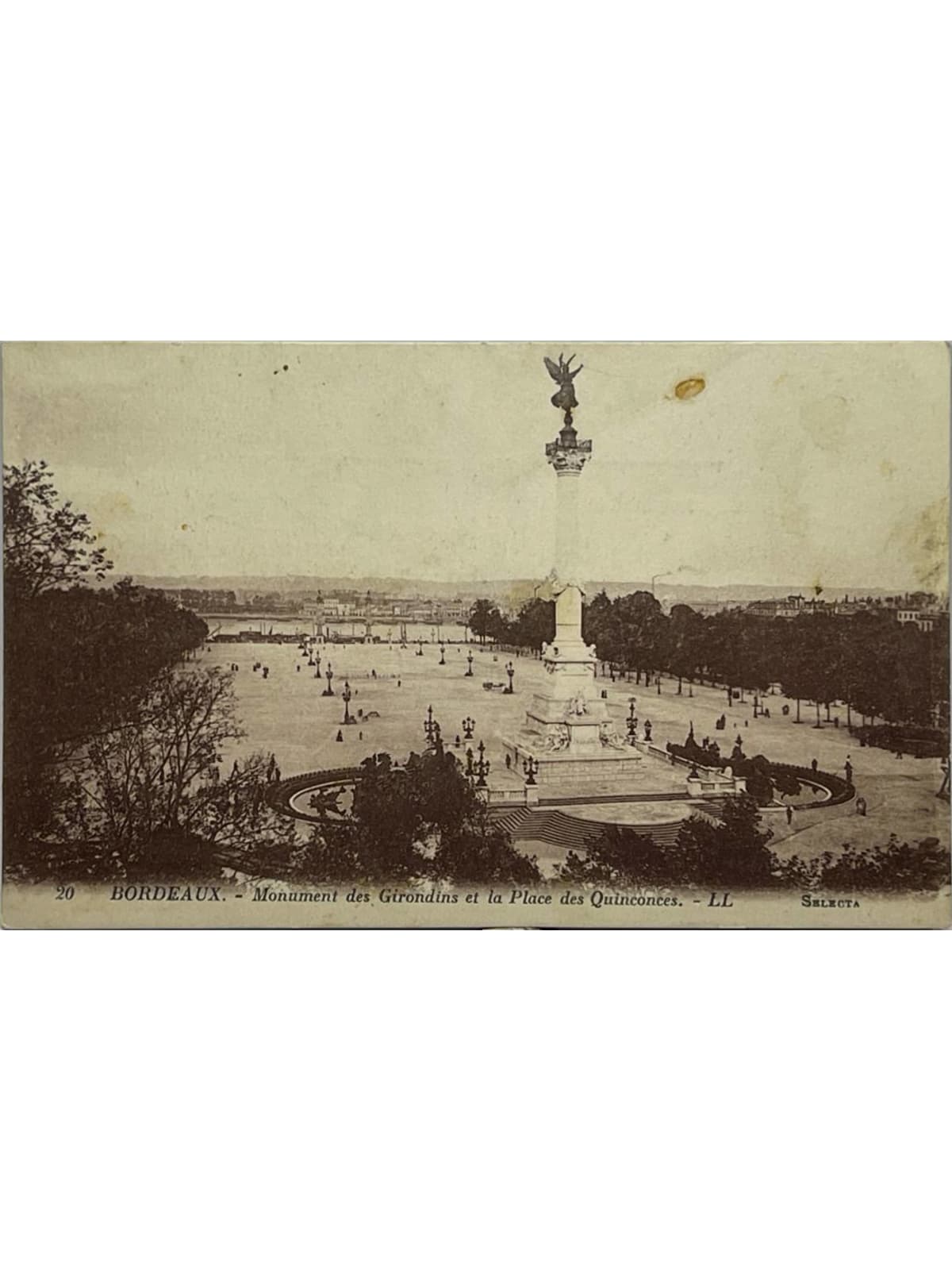 Recto de la carte postale