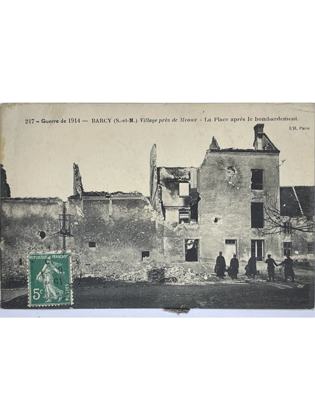 Recto de la carte postale