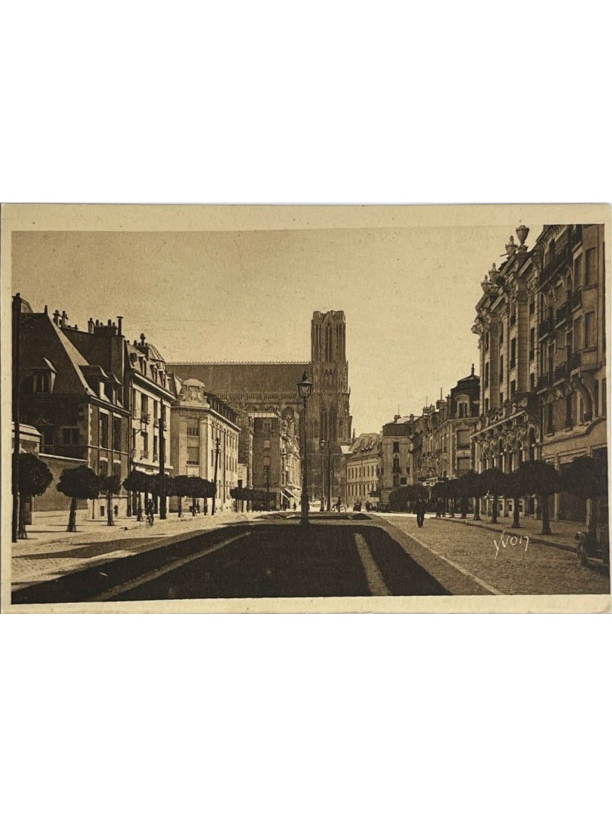 Recto de la carte postale