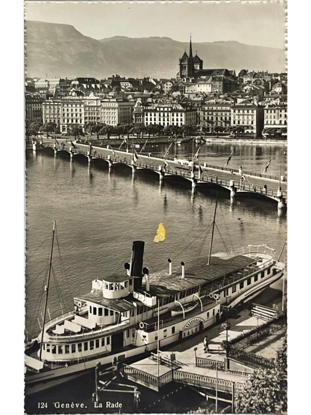 Recto de la carte postale