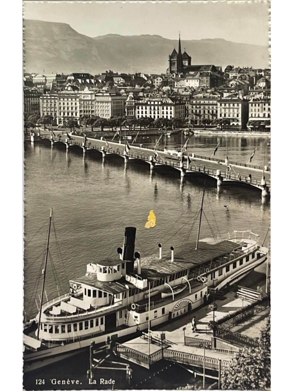 Recto de la carte postale