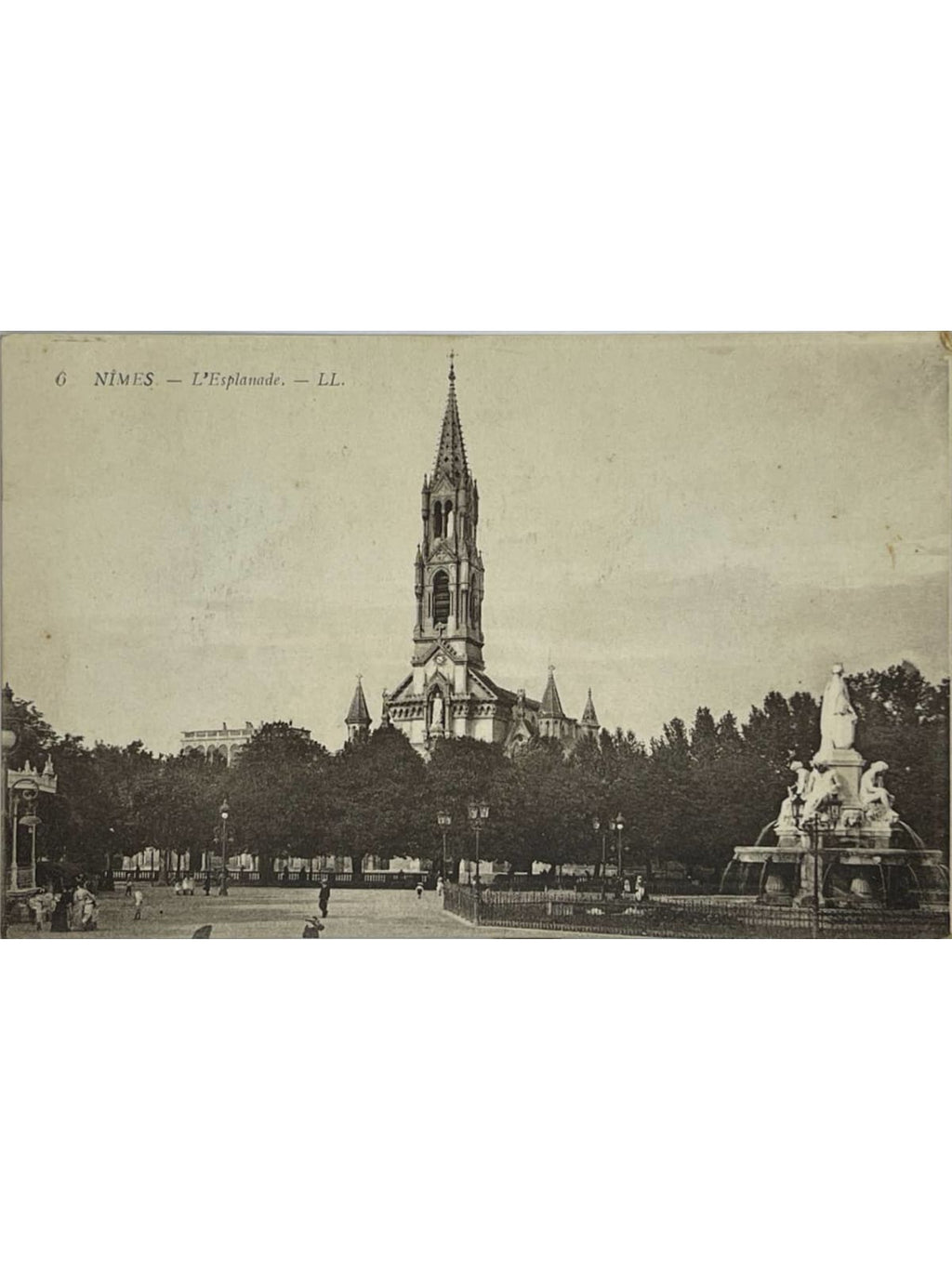 Recto de la carte postale