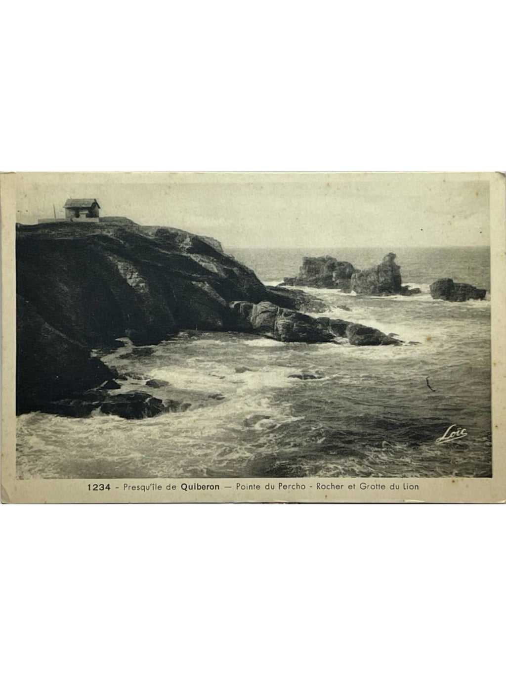 Recto de la carte postale