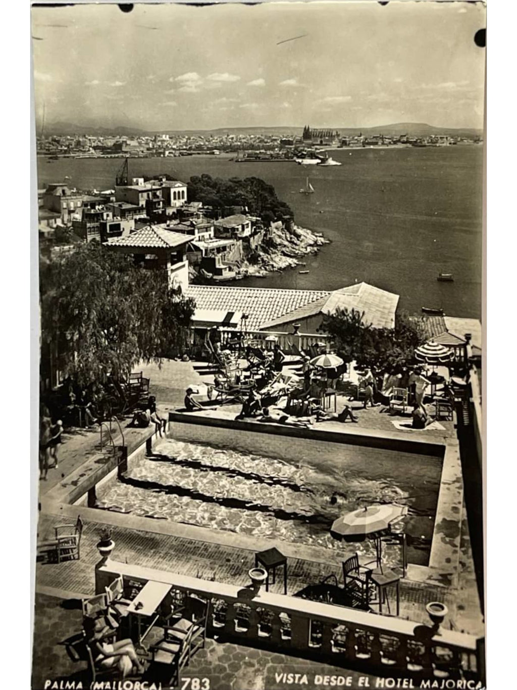 Recto de la carte postale