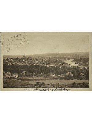 Joigny – Vue générale de la vallée de l'Yonne – CPA ancienne
