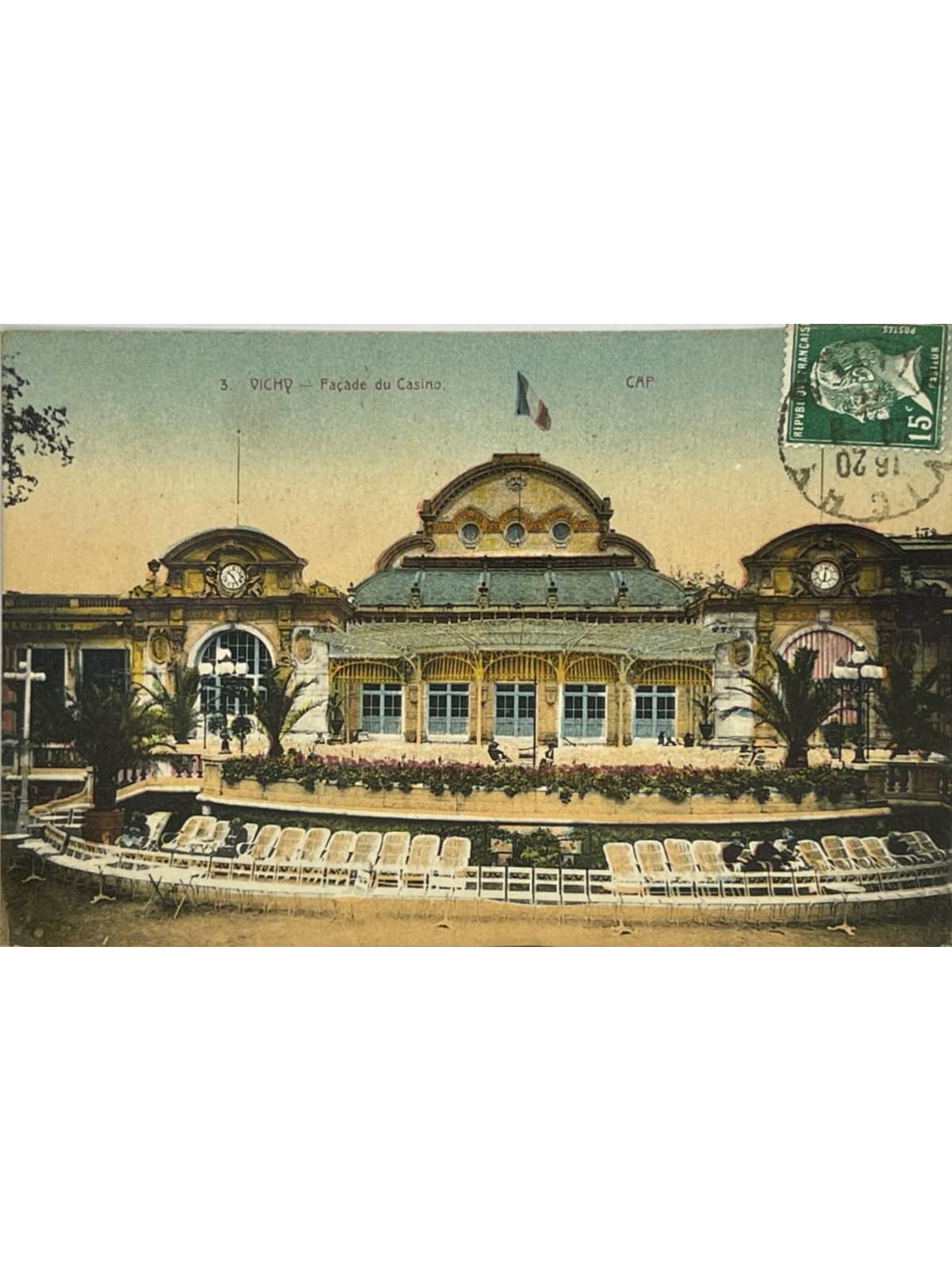 Recto de la carte postale
