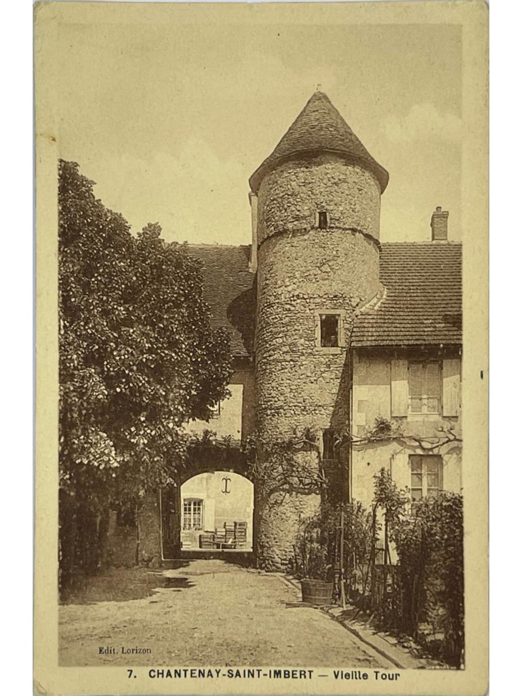 Recto de la carte postale