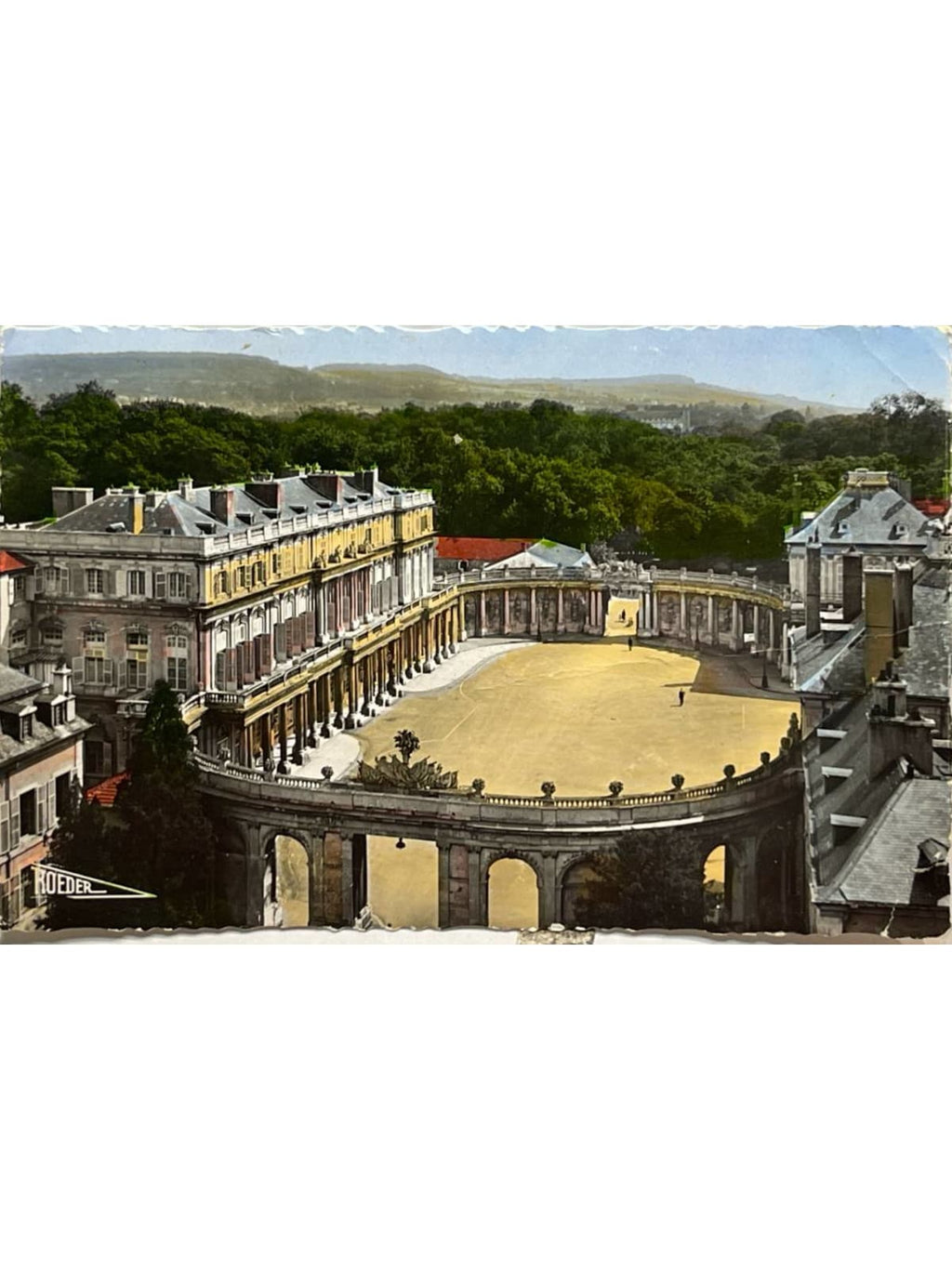 Recto de la carte postale