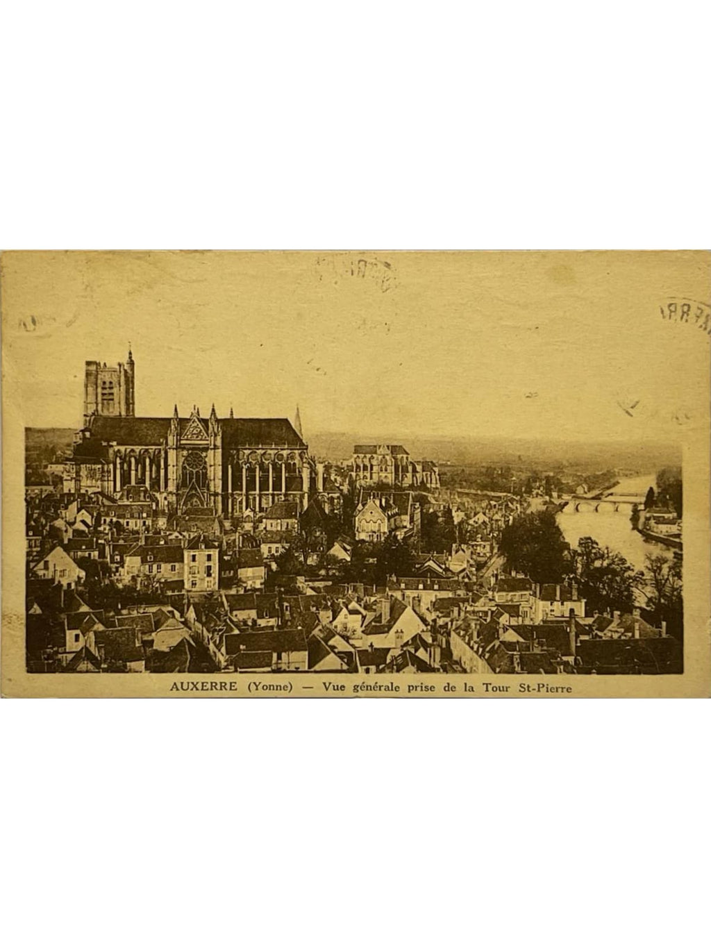 Recto de la carte postale