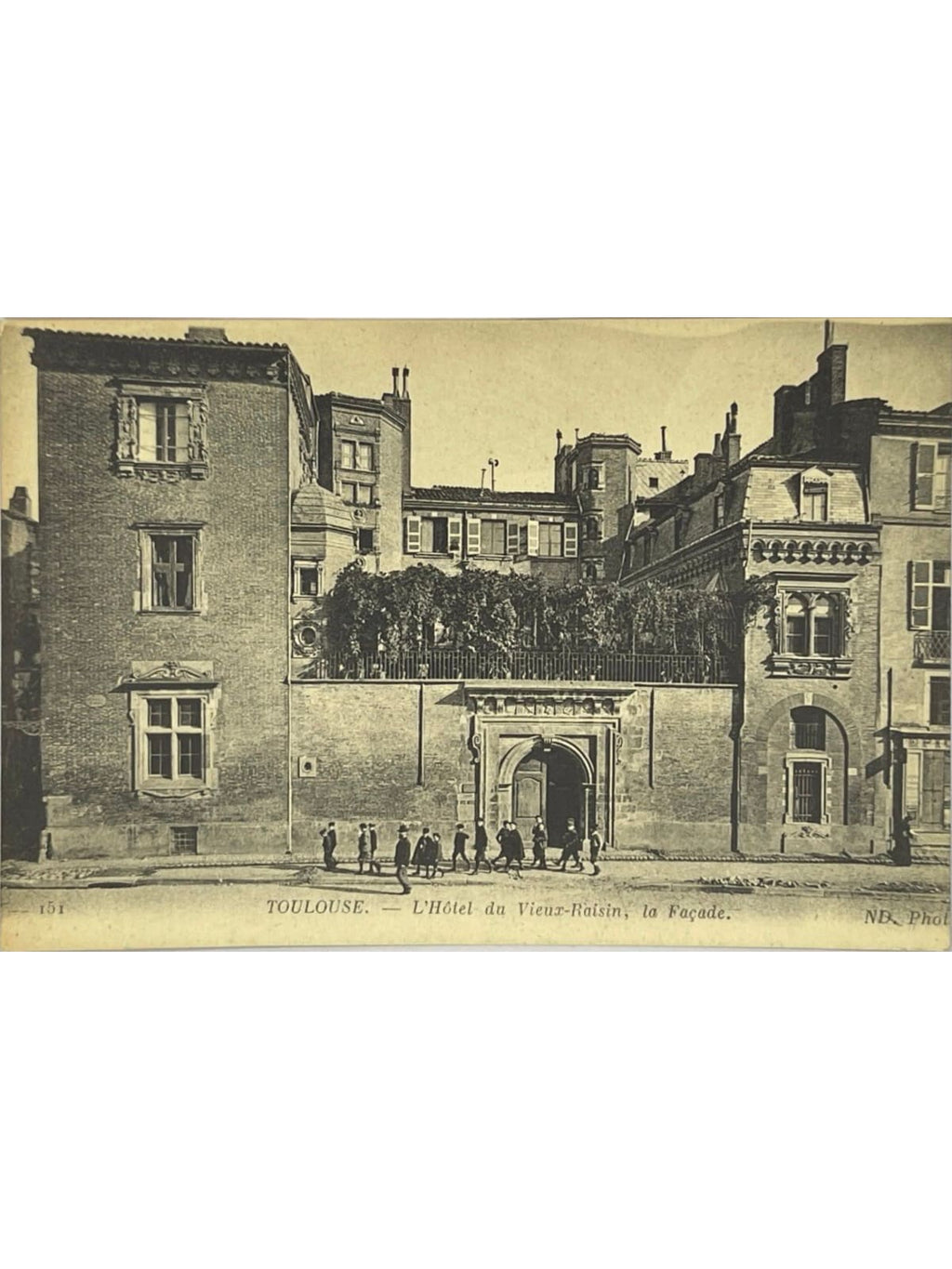 Recto de la carte postale