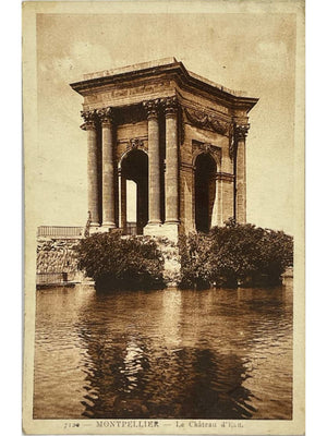 Montpellier – Château d'eau du Peyrou – CPA ancienne