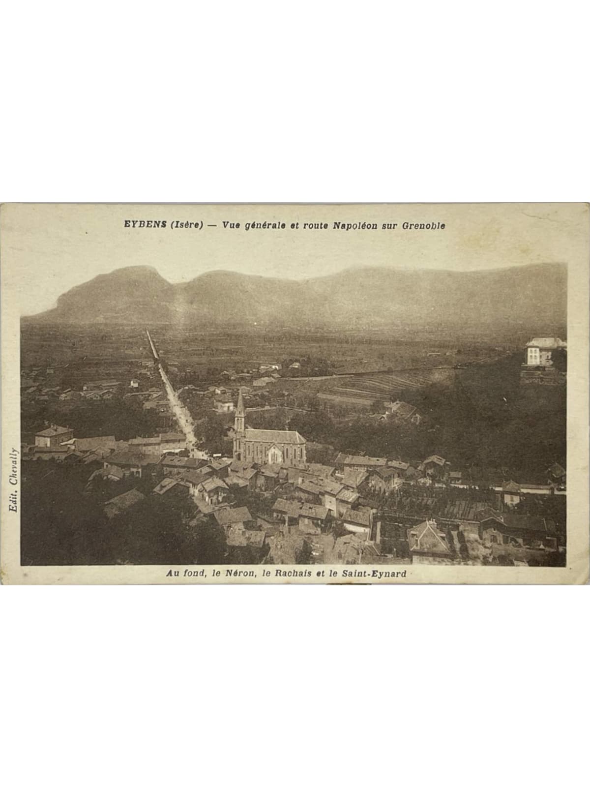 Recto de la carte postale