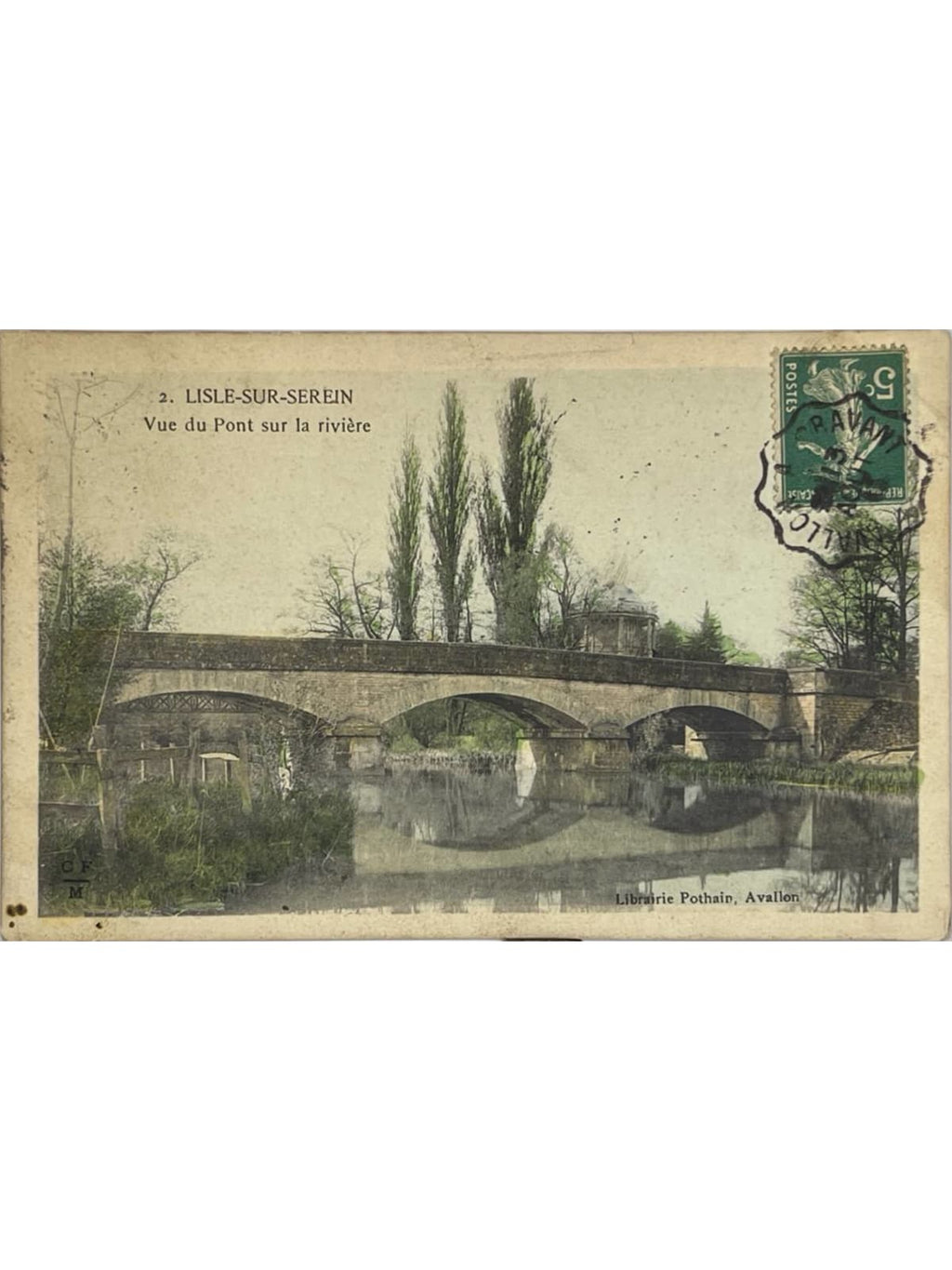 Recto de la carte postale