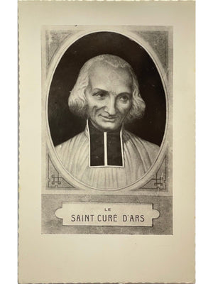 Carte postale – Ars-sur-Formans – Le saint Curé d'Ars, portrait – Années 1950