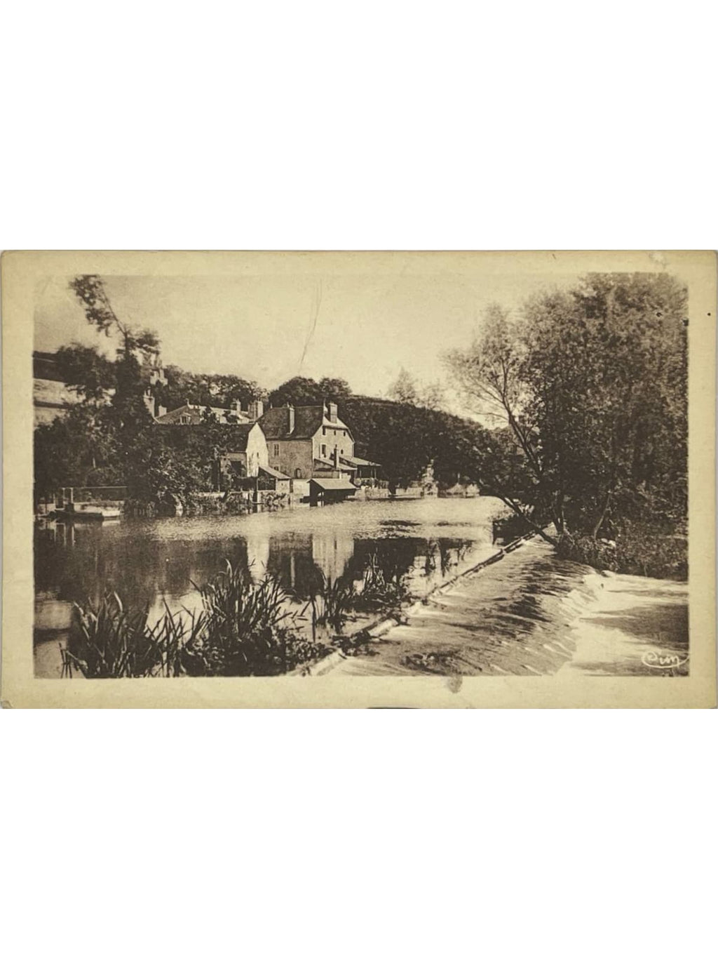 Recto de la carte postale