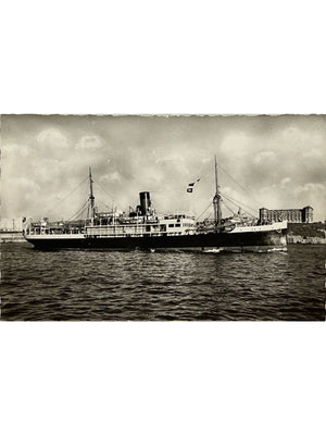 Carte postale – Paquebot Ville d'Ajaccio – Flotte Transat – Compagnie Générale Transatlantique