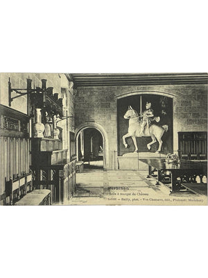 Josselin – Salle à manger du château – CPA ancienne