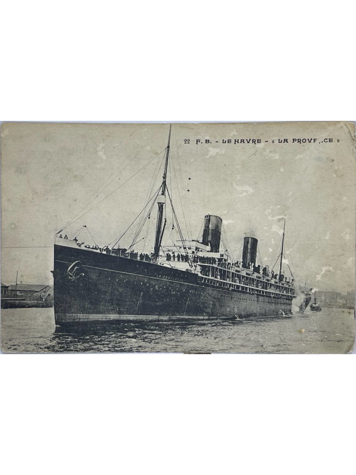 Recto de la carte postale