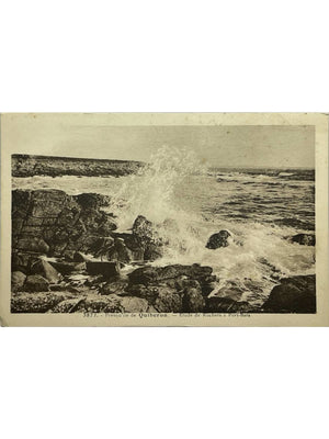 Saint-Pierre-Quiberon – Port Bara, étude de rochers – CPA Laurent-Nel n° 3872