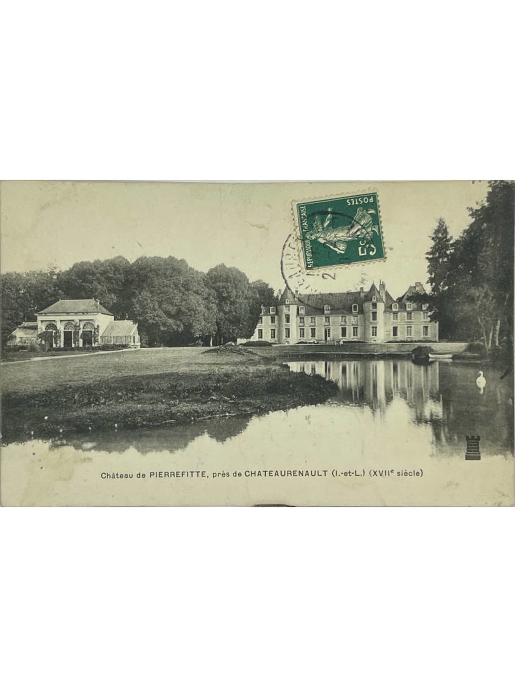 Recto de la carte postale
