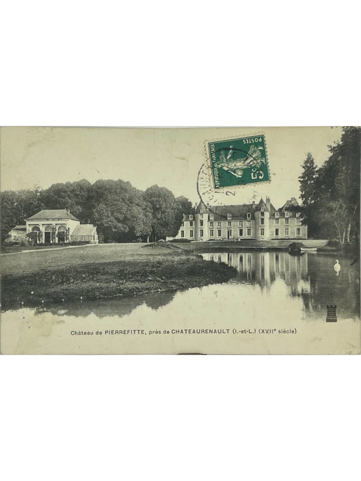 Recto de la carte postale