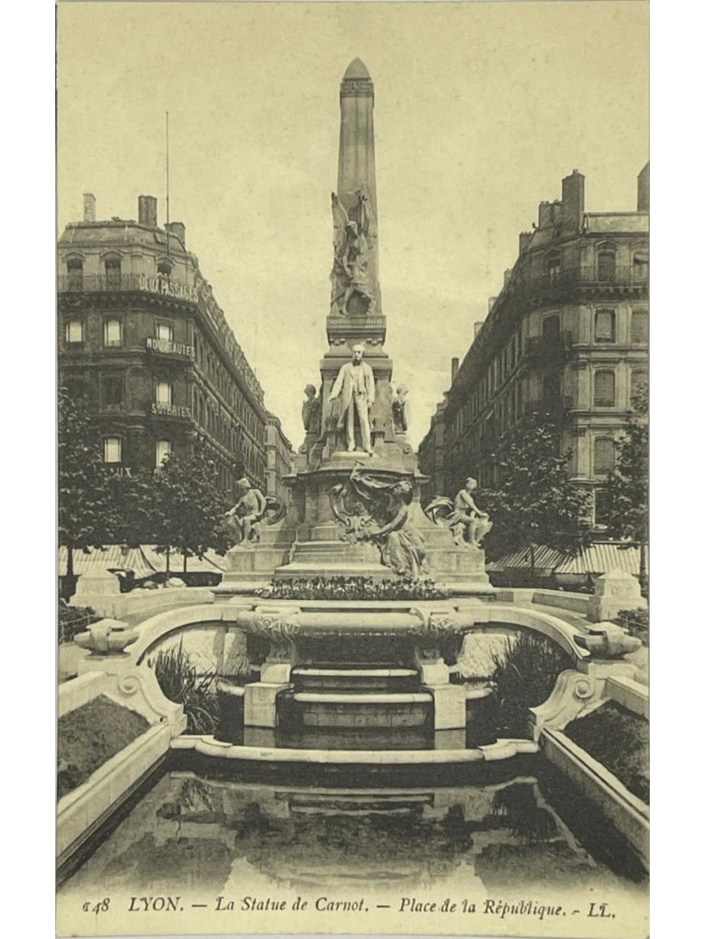 Recto de la carte postale