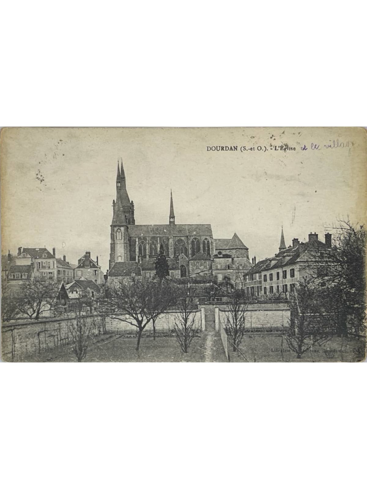 Recto de la carte postale