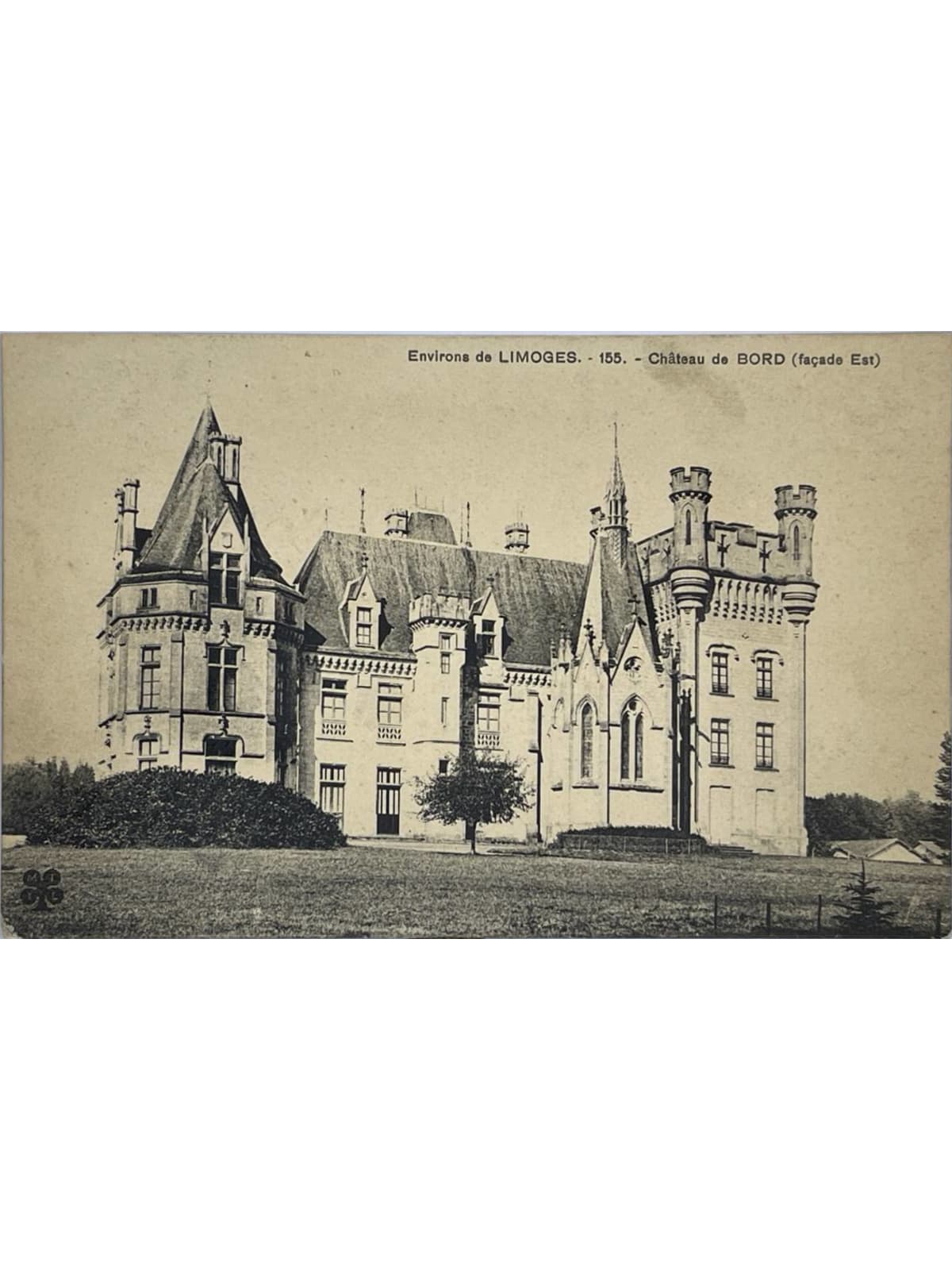Recto de la carte postale