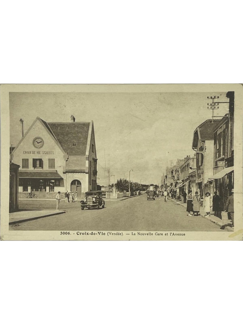 Recto de la carte postale