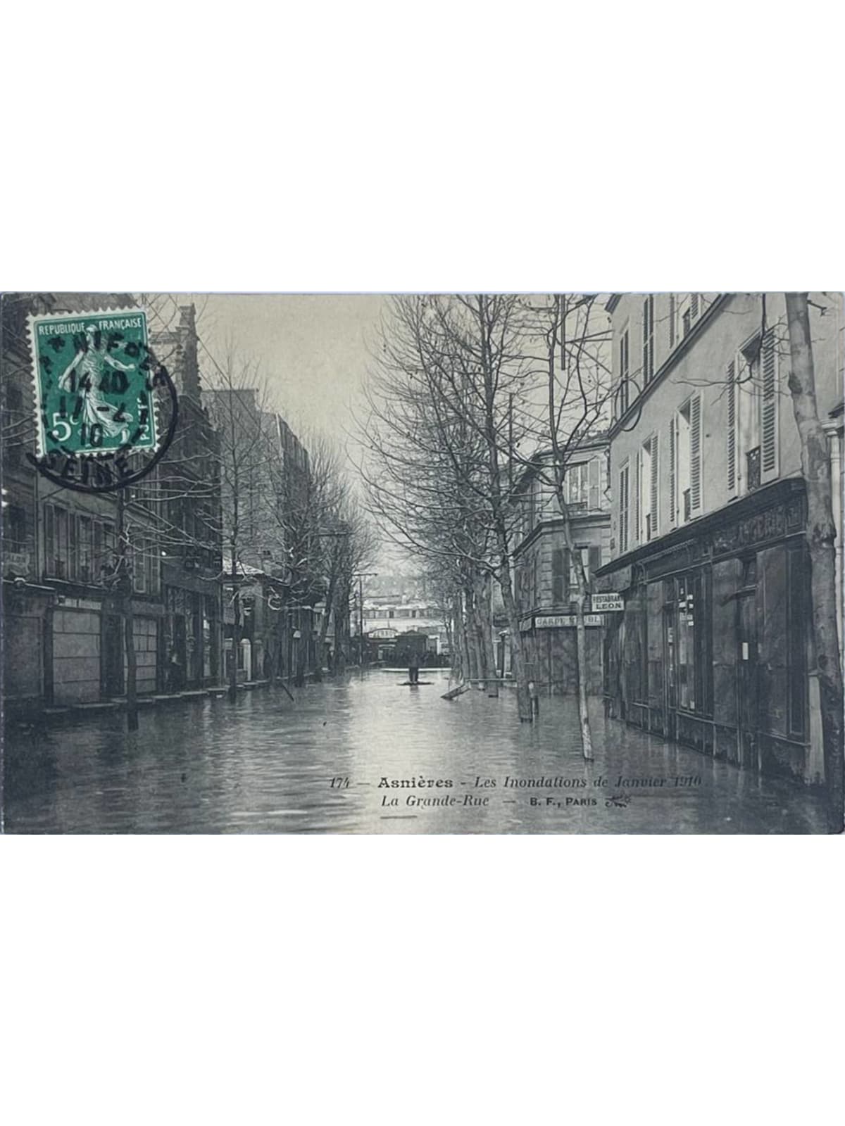 Recto de la carte postale