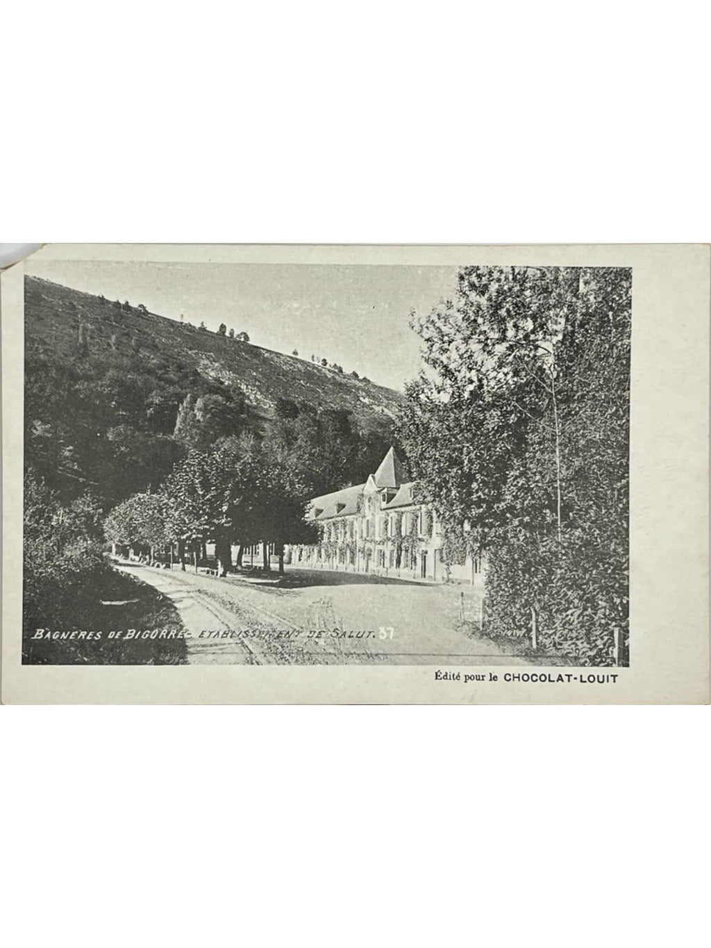 Recto de la carte postale