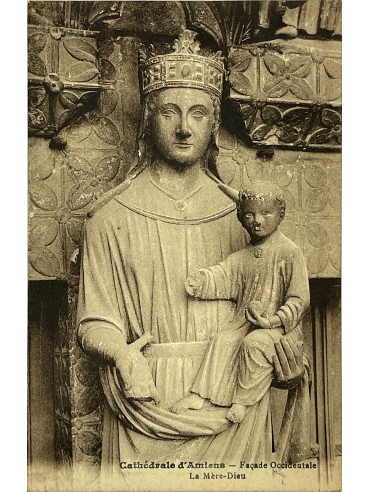 Recto de la carte postale