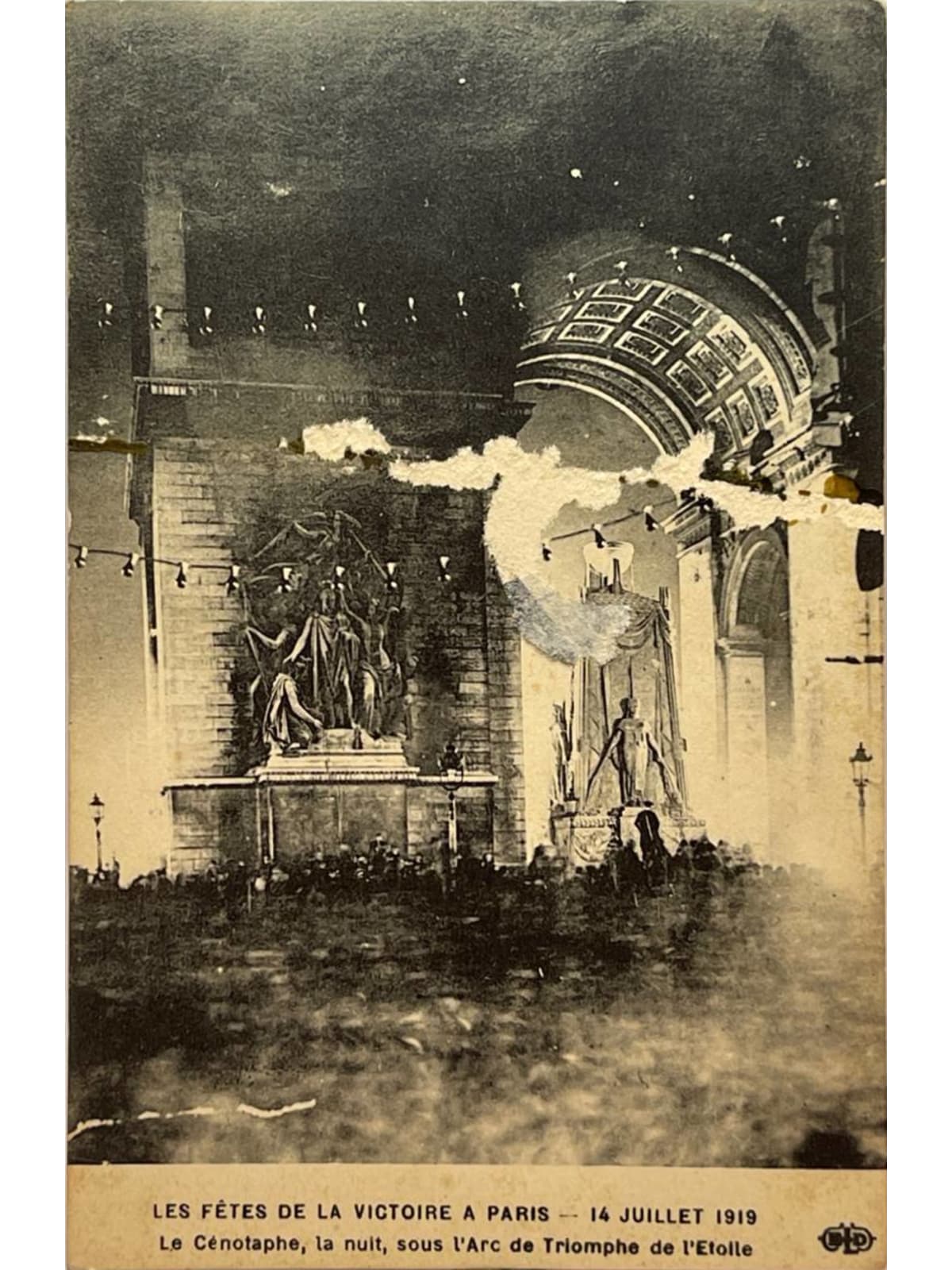 Recto de la carte postale